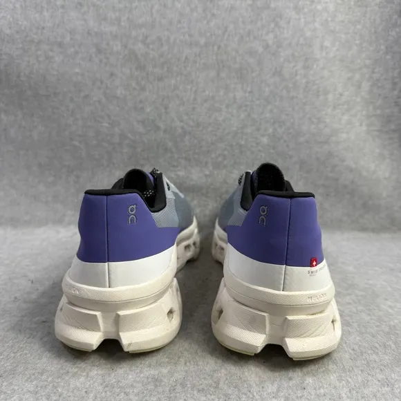 On Running Shoes Mens Size 12 Cloudmonster Blue White Comfort Athletic Sneakers