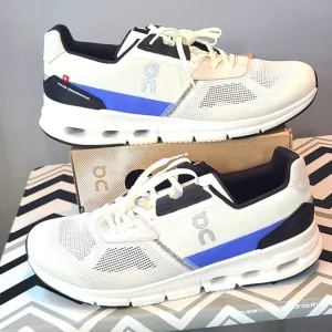On Cloudrift (Undyed White/Cobalt) Men's Shoes Size 9