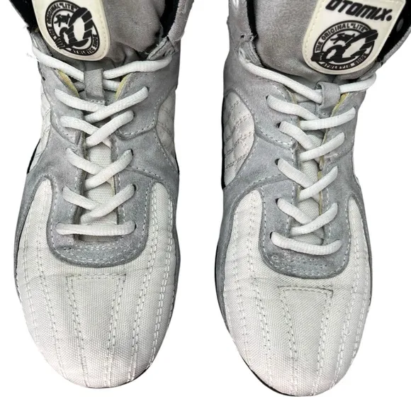 Otomix Stingray WHITE M3000 Bodybuilding Weightlifting MMA Shoes W6 M4.5