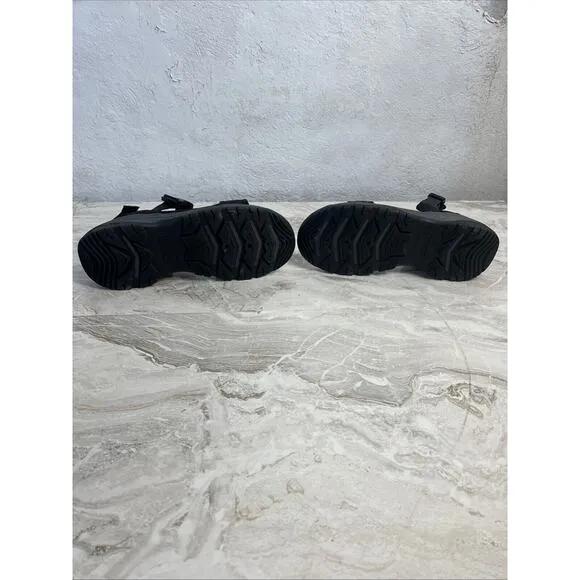 Ozark Trail Men Black Outdoor Trek Ankle Strap Sandals Sports Size 10
