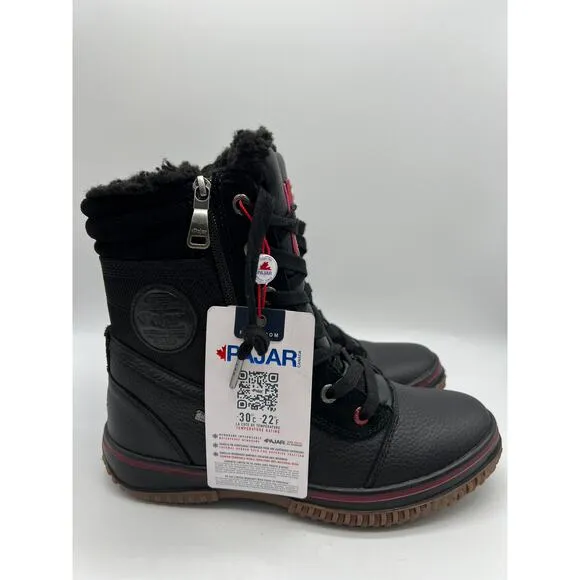 Pajar Tour Winter Boots Black Waterproof Men's Size 8 NEW🛒