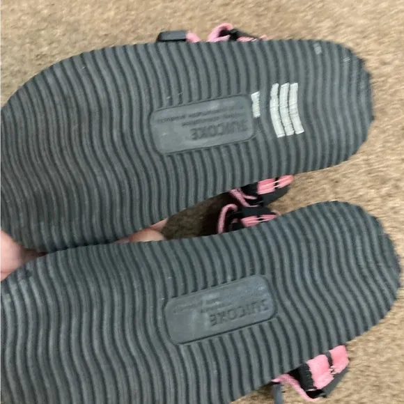 Palm Angels X Suicoke Velcro open Toe Sandals size 10 little kids