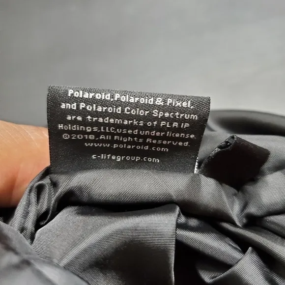 Polaroid Men's Hooded Zip-up Windbreaker Jacket Size Small
