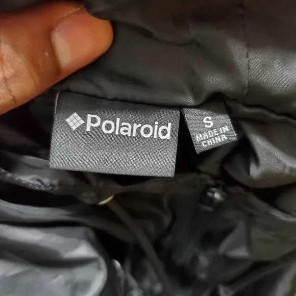 Polaroid Men's Hooded Zip-up Windbreaker Jacket Size Small