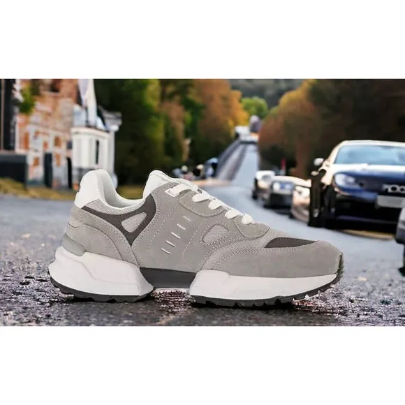 Polo Ralph Lauren RRL Gray Jogger Suede Mesh Shoes Mens 11 New Fast Ship