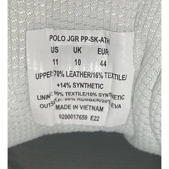 Polo Ralph Lauren RRL Gray Jogger Suede Mesh Shoes Mens 11 New Fast Ship