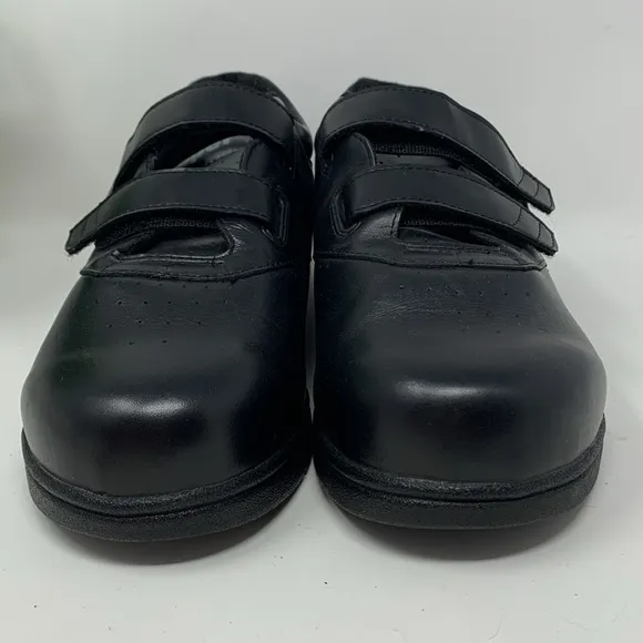 Propet Black Vista Walker Strap Walking Shoes - Size 10.5