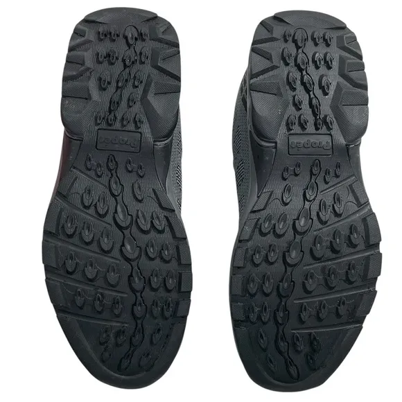 Propet Petra Walking / Hiking Shoes Waterproof Women’s Size 12 Dark Grey Black
