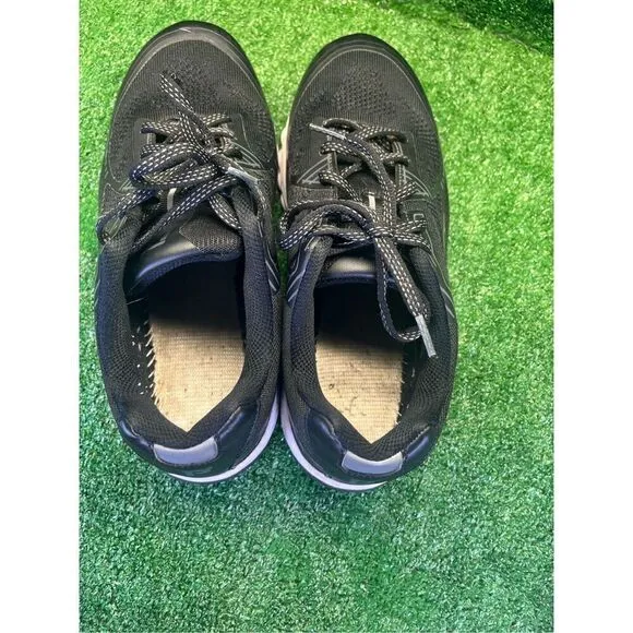 Propet Shoes Mens 8 E Wide One Lt Walking  Black Sneakers MAA022M