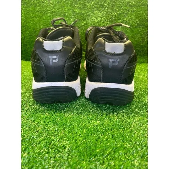Propet Shoes Mens 8 E Wide One Lt Walking  Black Sneakers MAA022M