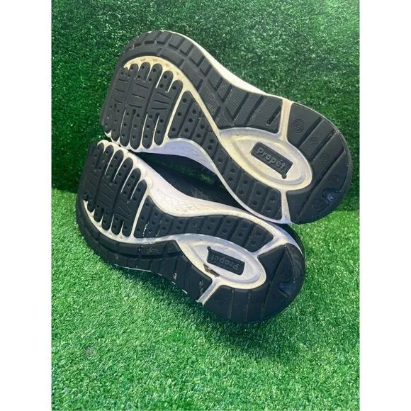 Propet Shoes Mens 8 E Wide One Lt Walking  Black Sneakers MAA022M