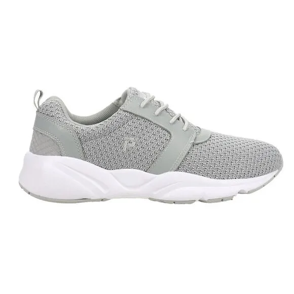 Propet Stability X WAA032M-LGR Sneaker Womens 13 Light Gray Walking Shoes ZPO618