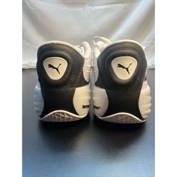 Puma AllPro Nitro Team Basketball Mens 10 Black White Sneakers Athletic Shoes