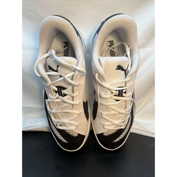 Puma AllPro Nitro Team Basketball Mens 10 Black White Sneakers Athletic Shoes