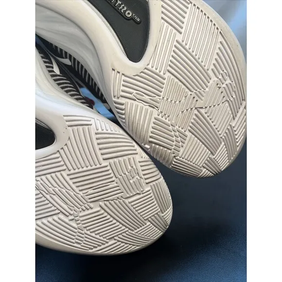 Puma AllPro Nitro Team Basketball Mens 10 Black White Sneakers Athletic Shoes