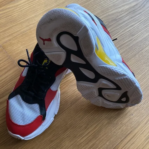 Puma Lqdcell Epsilon X Scuderia Ferrari Big Boy Sneakers Shoes Size 4