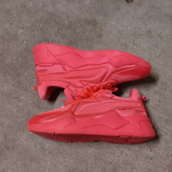 Puma RS-X 'Softcase' Fluo Peach Sneakers Wo.8 (6.5Y)