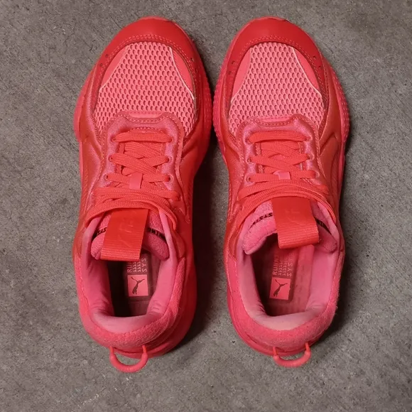 Puma RS-X 'Softcase' Fluo Peach Sneakers Wo.8 (6.5Y)