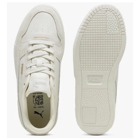 PUMA Women's Carina Street Shoes Sneaker Size 8 White Vapor Gray NEW Active Gym