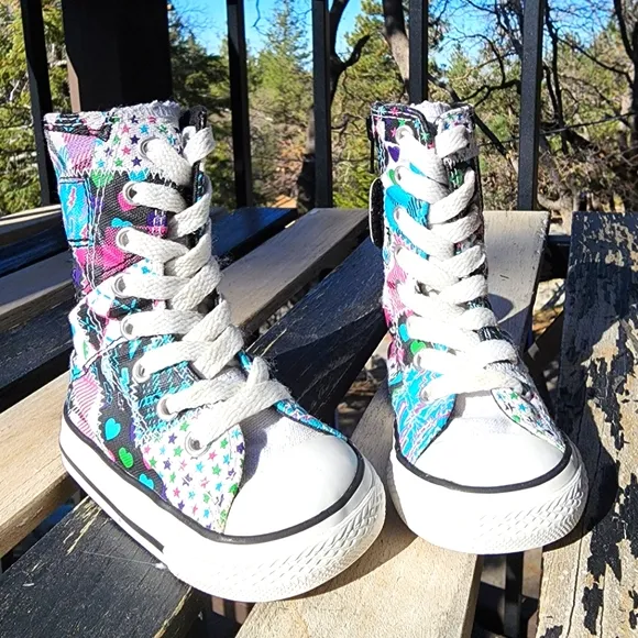 RARE Converse All Star Calf Knee High X-HI Infants 4