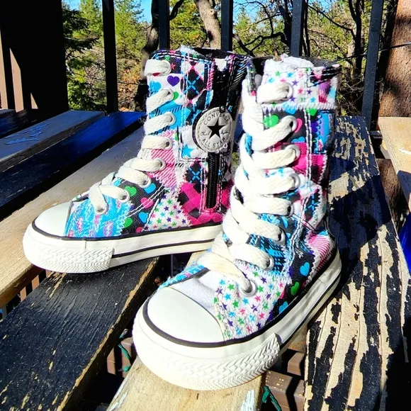 RARE Converse All Star Calf Knee High X-HI Infants 4