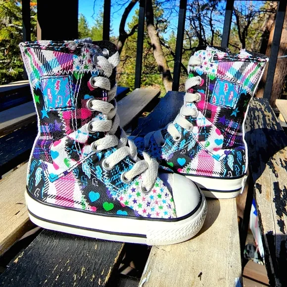 RARE Converse All Star Calf Knee High X-HI Infants 4