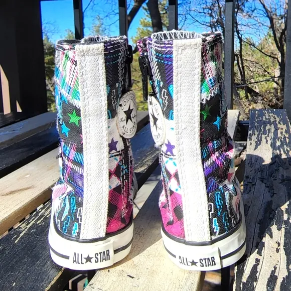 RARE Converse All Star Calf Knee High X-HI Infants 4