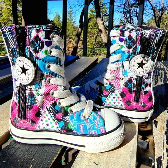 RARE Converse All Star Calf Knee High X-HI Infants 4