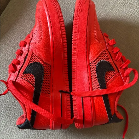 Rare Nike Air Force 1 low Mesh Pocket Habanero Reds size 4Y or 5.5 in woman’s