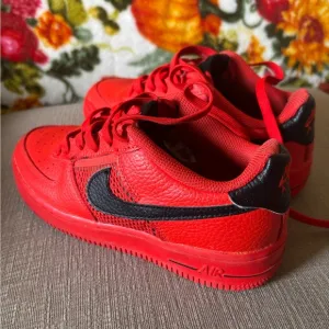 Rare Nike Air Force 1 low Mesh Pocket Habanero Reds size 4Y or 5.5 in woman’s