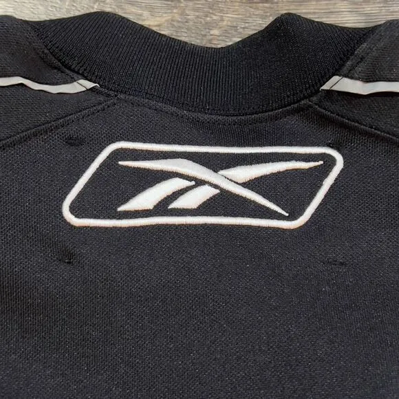 RARE! Vintage Y2K Phoenix Coyotes NHL Reebok Sewn Black Edition Hockey Jersey XL