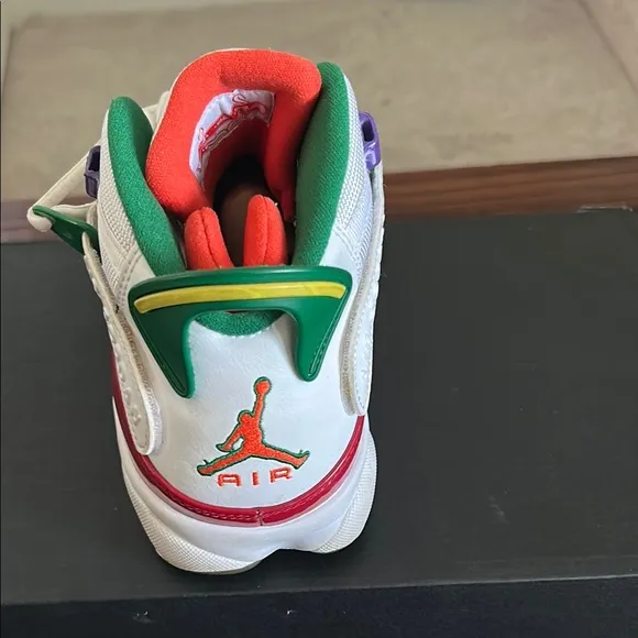 Red and White Basketball Shoes