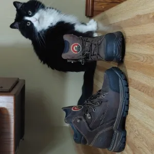Red Wing Irish Setter Steel Toe Work Boots 6