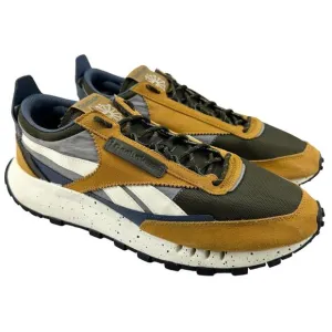 Reebok Classic Men's Athletic Shoes Size US13 Legacy Leather Lace Up Brown Green