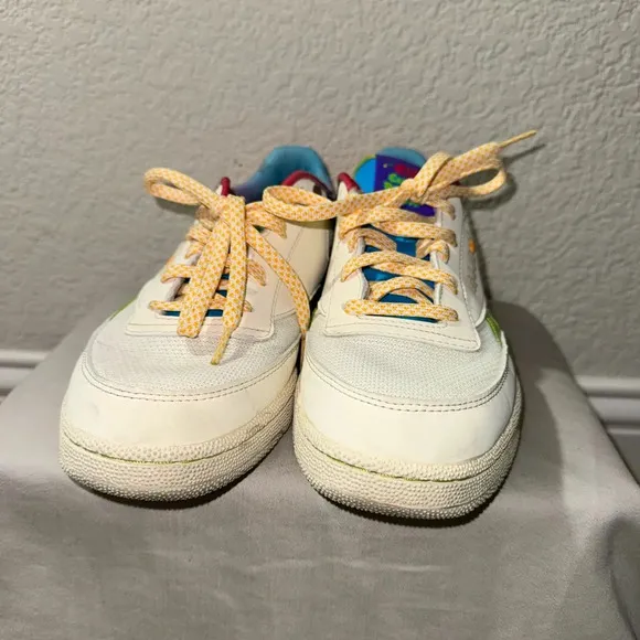 Reebok Club C Revenge Jelly Belly Men’s White Lifestyle Sneakers Shoes Size 9.5