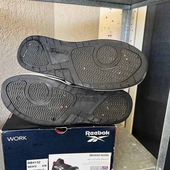 Reebok Mens Black Safety Shoes