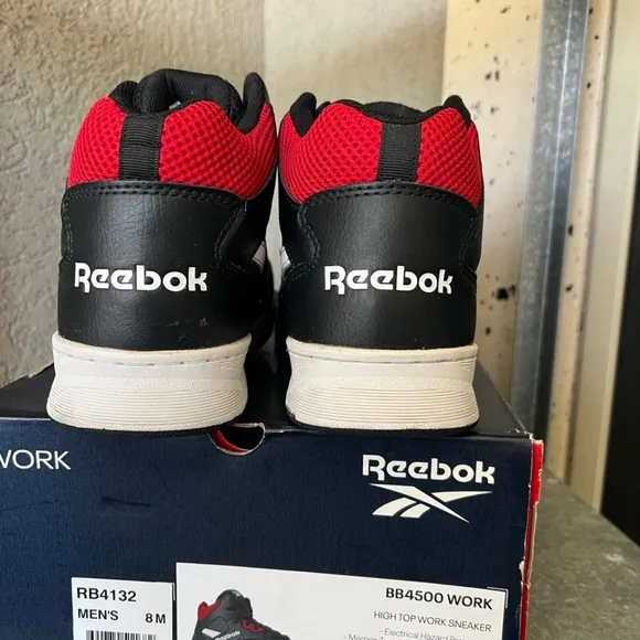 Reebok Mens Black Safety Shoes