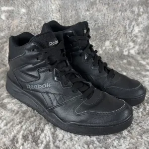 Reebok Mens Size 9.5 CN4108 Comfort Lace Up Sneakers Black Running Walking Shoes