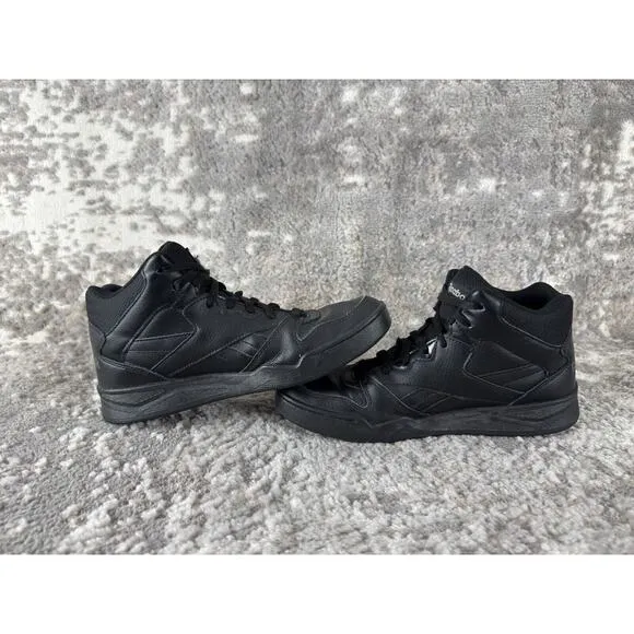 Reebok Mens Size 9.5 CN4108 Comfort Lace Up Sneakers Black Running Walking Shoes