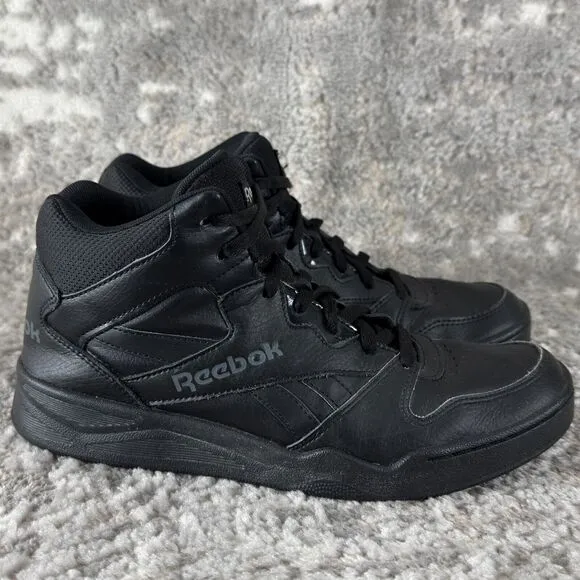 Reebok Mens Size 9.5 CN4108 Comfort Lace Up Sneakers Black Running Walking Shoes