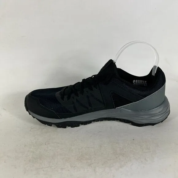 Reebok Run Sneakers Men's 9 Black Gray Lace Up Low Top Running Athletic Shoes