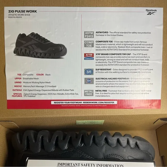 Reebok Zip Pulse Women’s size 6
