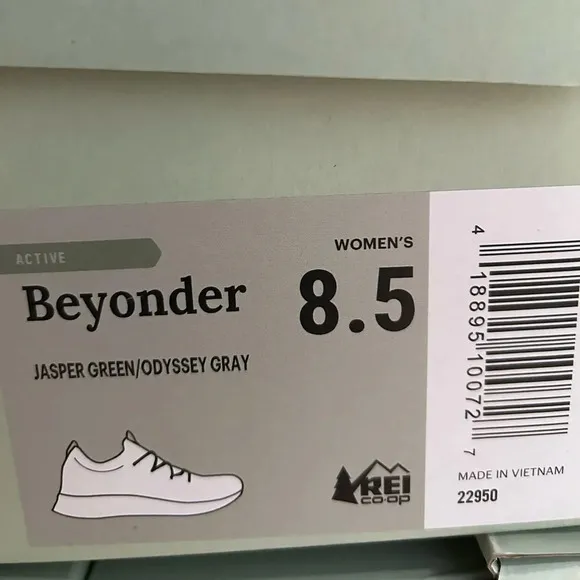REI Women’s Size 8.5 Beyonder Walking Shoes NWT Jasper Green Teal