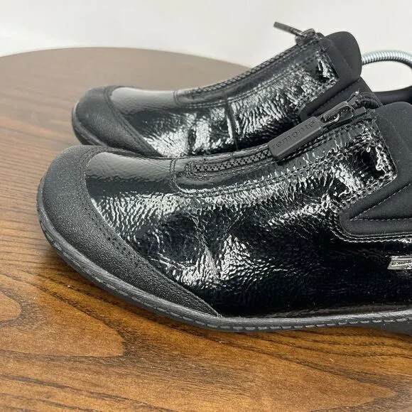 Remonte Soft Loafer‎ Shoes Women's 41 / 10 Black Comfort Zip Walking Sneakers
