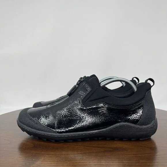 Remonte Soft Loafer‎ Shoes Women's 41 / 10 Black Comfort Zip Walking Sneakers