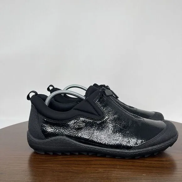 Remonte Soft Loafer‎ Shoes Women's 41 / 10 Black Comfort Zip Walking Sneakers