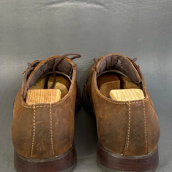 RJ COLT ‘ALL NIGHT’ suede leather Oxford shoes mens size  10.5