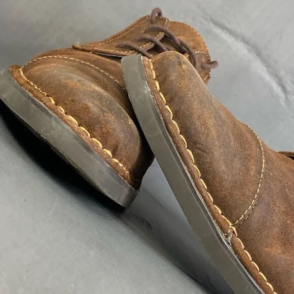 RJ COLT ‘ALL NIGHT’ suede leather Oxford shoes mens size  10.5