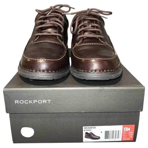 Rockport Shoes Men’s Size 13M Dark Brown Encounter Walking