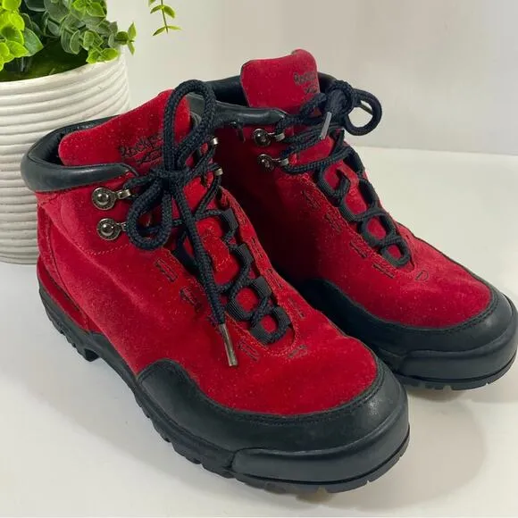 Rockport XCS Women’s Waterproof Boots Red and Black Size 5